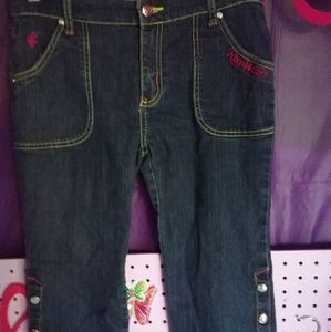 Denim Blue Jean rocawear vintage capri